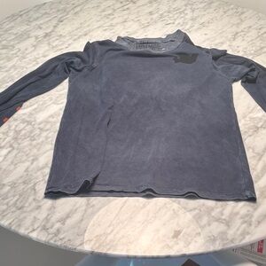 Freecity Long Sleeve Tee in Faded Dark Blue